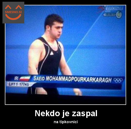 zaspal je