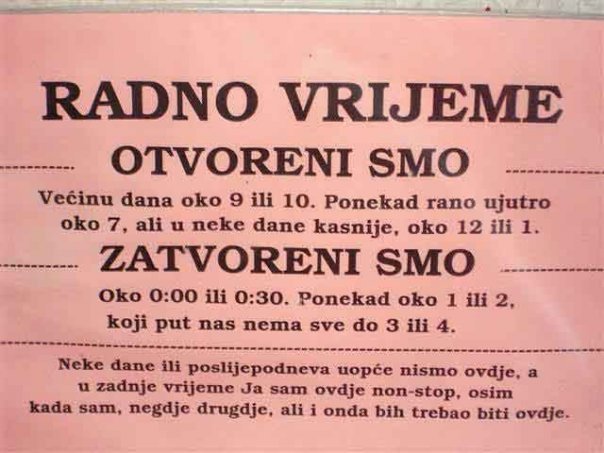 delavni čas na jugu