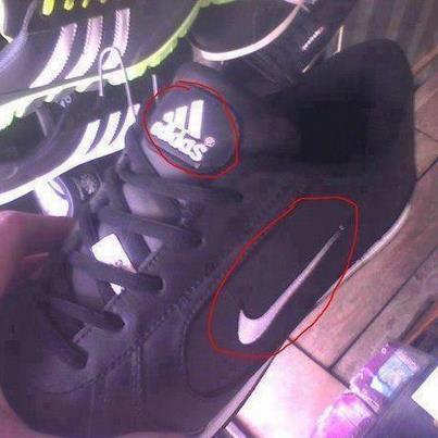 nike adidas