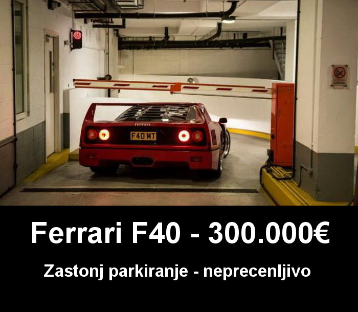 parkiranje ferrari f40
