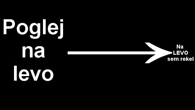 poglej levo